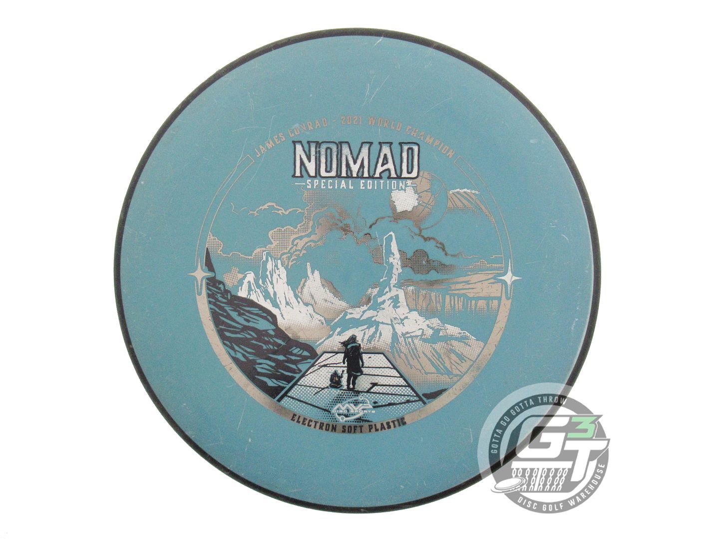 USED MVP Disc Sports SE [CONRAD] Electron Soft Nomad 175g Green Putter Golf Disc