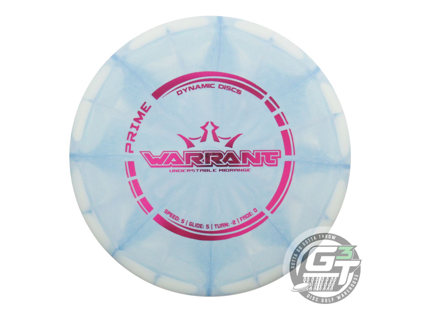 Dynamic Discs Prime Burst Warrant Midrange Golf Disc (Individually Listed)
