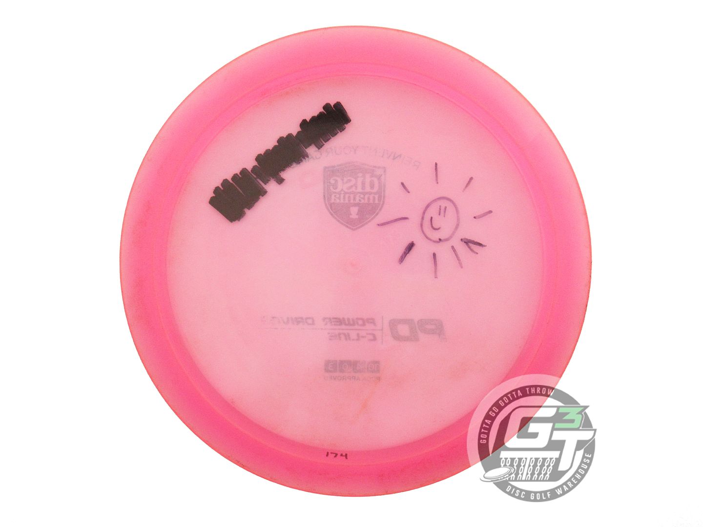 USED DiscMania C-Line PD 174g Pink Teal Foil Distance Driver Golf Disc
