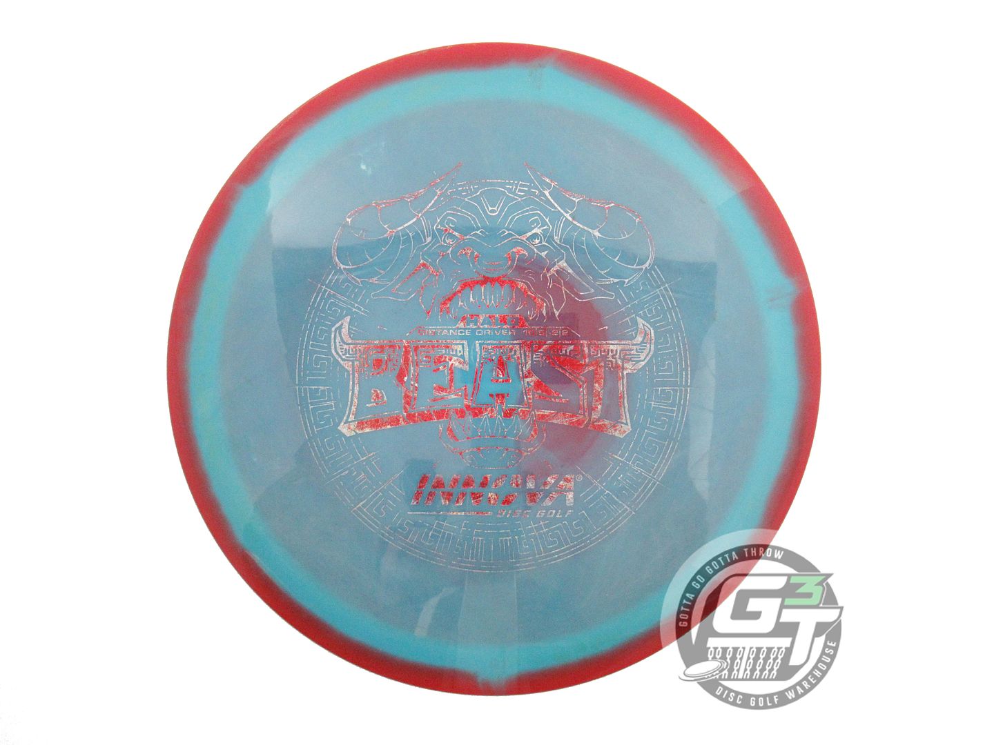 USED Innova Halo Star Beast 173g Red-Teal Distance Driver Golf Disc