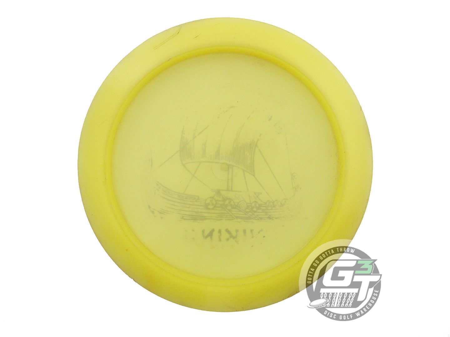 USED Viking Discs Storm Odin 175g Yellow Silver Stamp Distance Driver Golf Disc