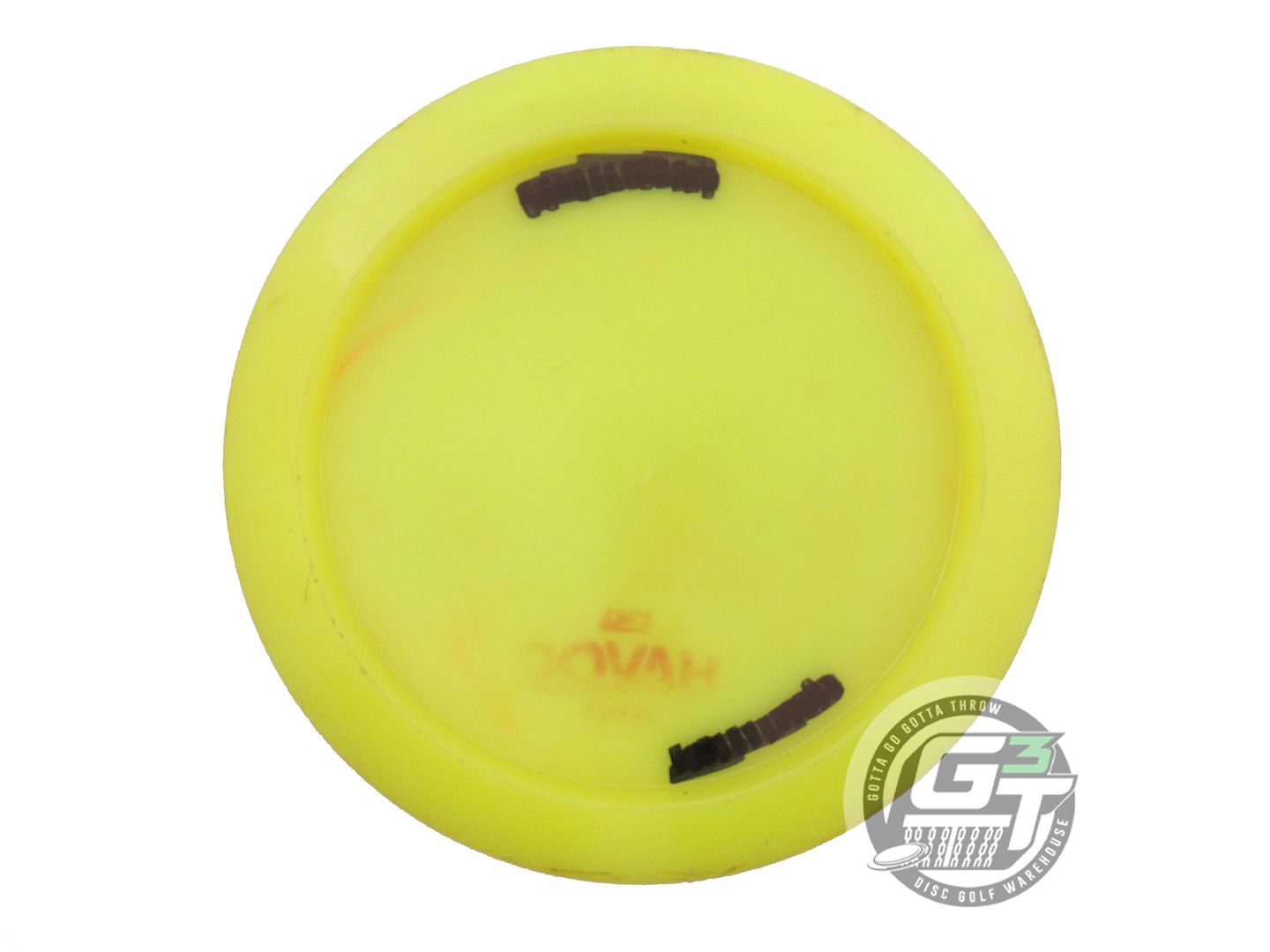 USED Latitude 64 Opto-X Havoc 176g Yellow Red Foil Distance Driver Golf Disc