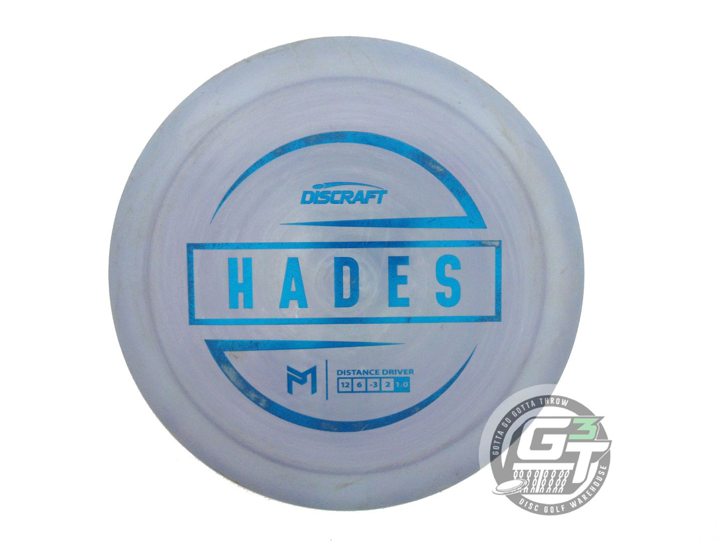 USED Discraft [McBETH] ESP Hades 169g Periwinkle Blue Foil Driver Golf Disc