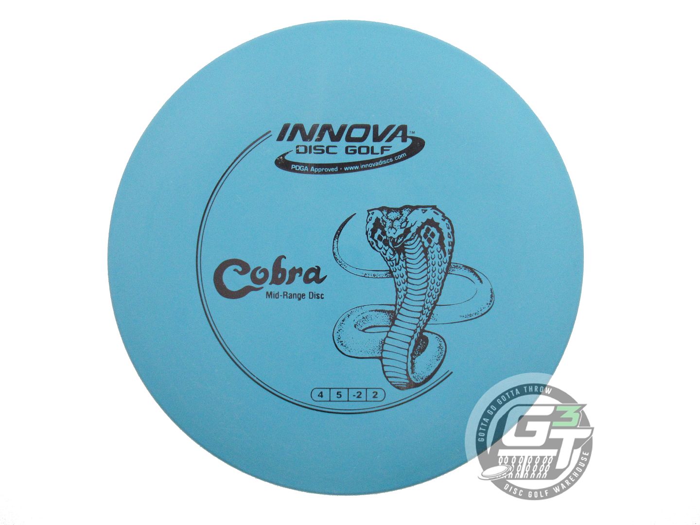USED Innova DX Cobra 172g Teal Black Stamp Midrange Golf Disc