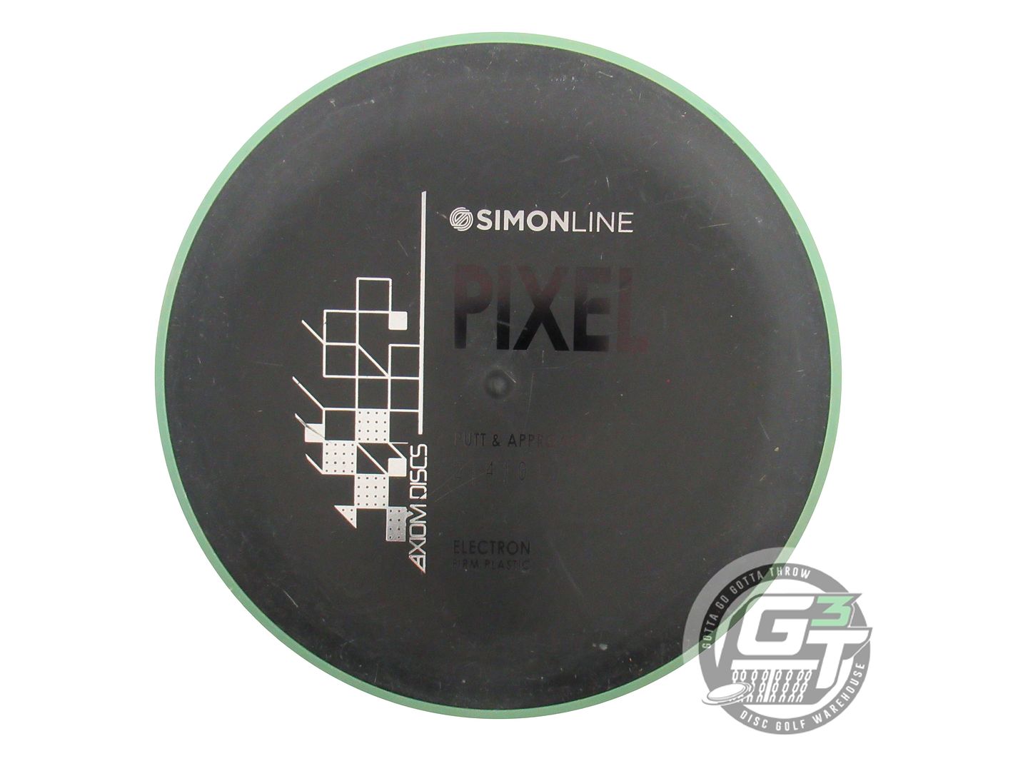 USED Axiom Discs [LIZOTTE] Electron Firm Pixel 175g Black Green Rim Putter Disc