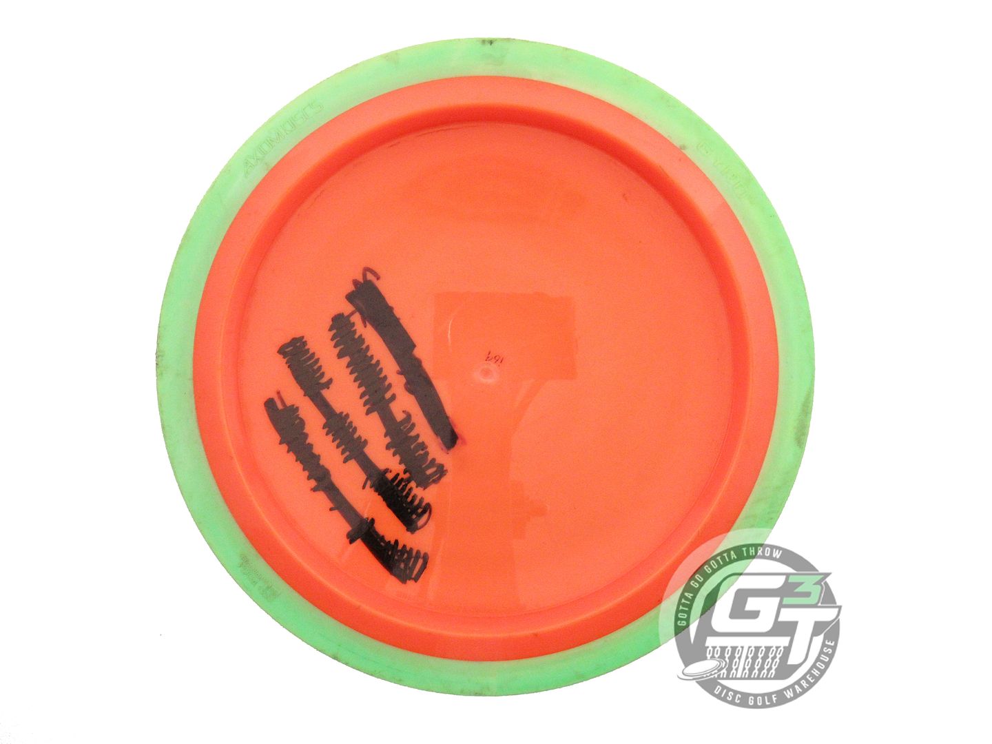 USED Axiom Discs [SE] Neutron Tenacity 169g Orange Lime Rim Distance Driver Disc