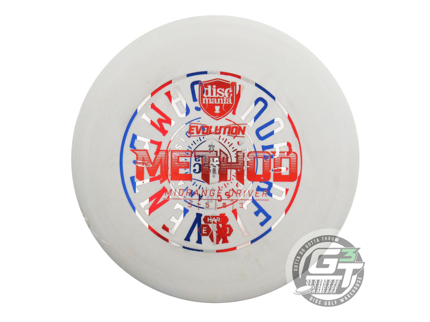 USED DiscMania X-OUT EXO Hard Method 177g Gray Midrange Golf Disc