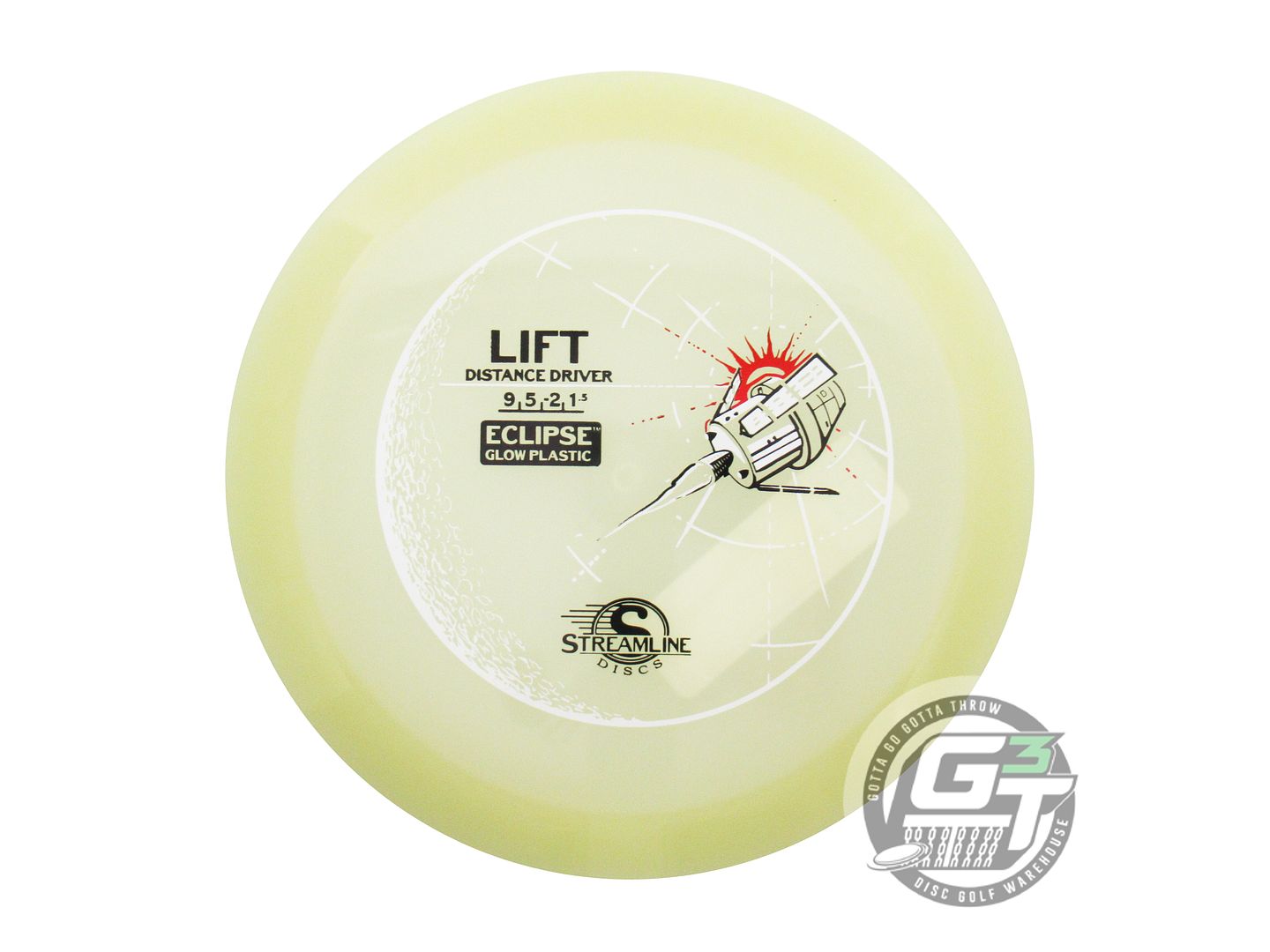 Streamline Eclipse 2.0 Glow Proton Lift Distance Driver Golf Disc (Individually Listed)
