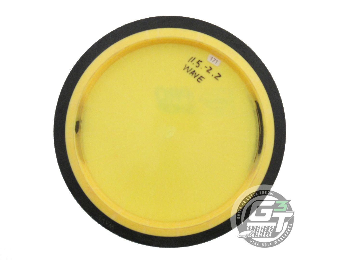 USED MVP Disc Sports Fission Wave 171g Yellow Distance Driver Golf Disc