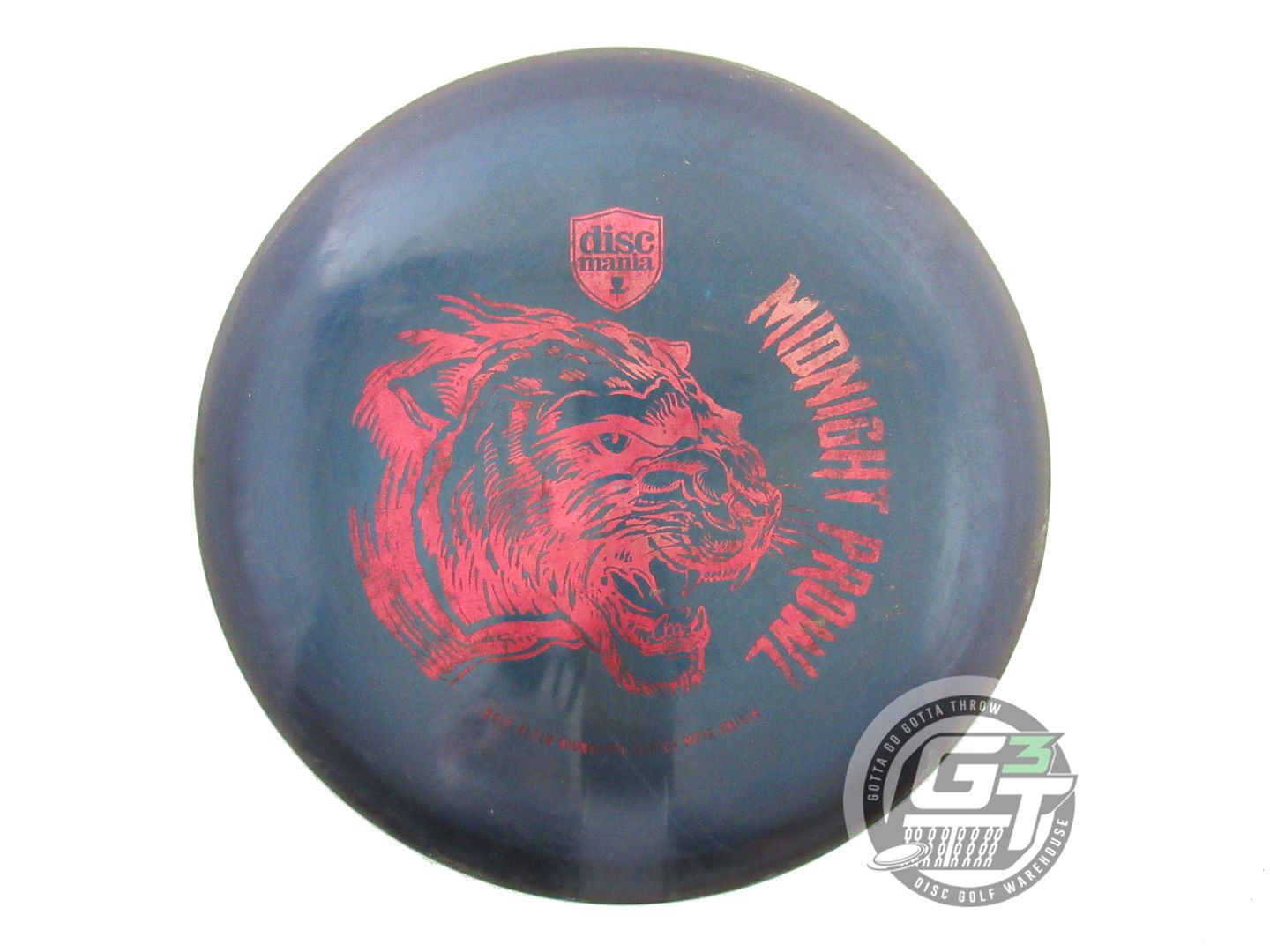 USED DiscMania MIDNIGHT PROWL Meta Origin 173g Blue Red Foil Midrange Golf Disc