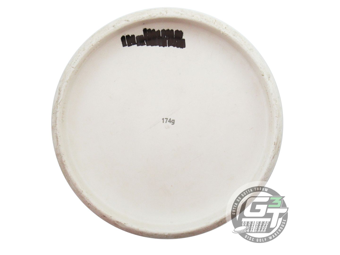 USED Discraft Hard Blend Luna 174g White Blue Stamp A Putter Golf Disc