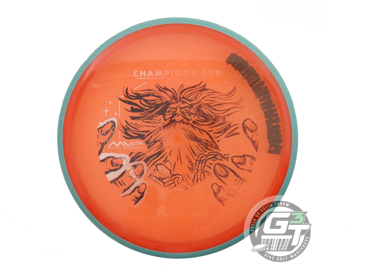 USED Axiom Discs [CHAMPIONS] Particle Glow Proton Hex 177g Orange Midrange Disc