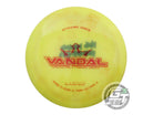 USED Dynamic Discs Lucid Vandal 173g Yellow Red Foil Distance Driver Golf Disc