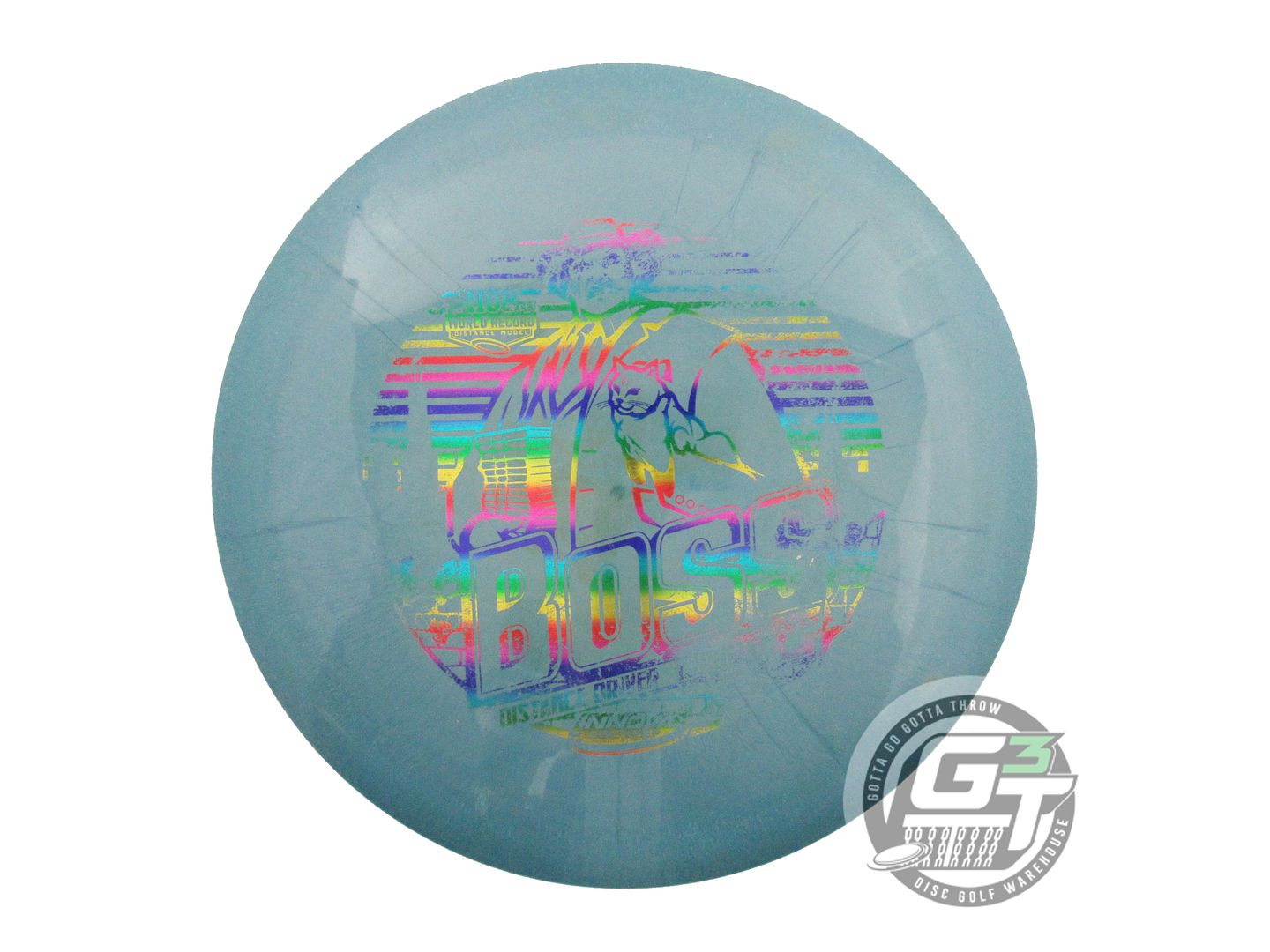 USED Innova GStar Boss 178g Blue Rainbow Foil Distance Driver Golf Disc