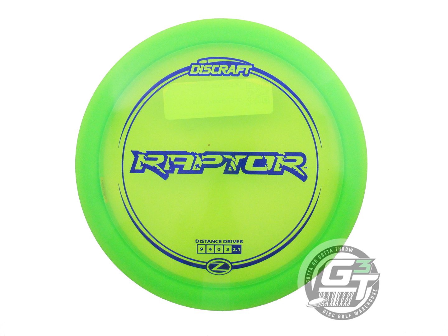 Discraft Elite Z Raptor Distance Driver Golf Disc (Individually Listed)