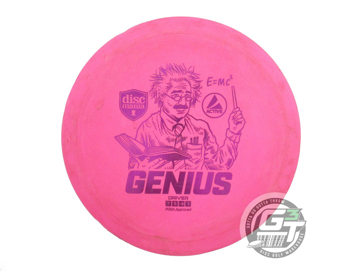 USED DiscMania Active Base Genius 164g Pink Purple Foil Fairway Driver Golf Disc