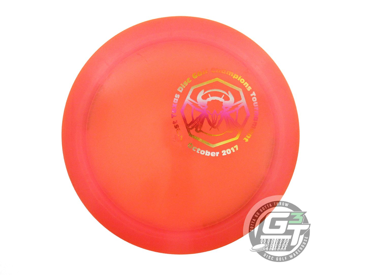 USED Discraft Z Crank 174g Orange Sunset Foil Distance Driver Golf Disc