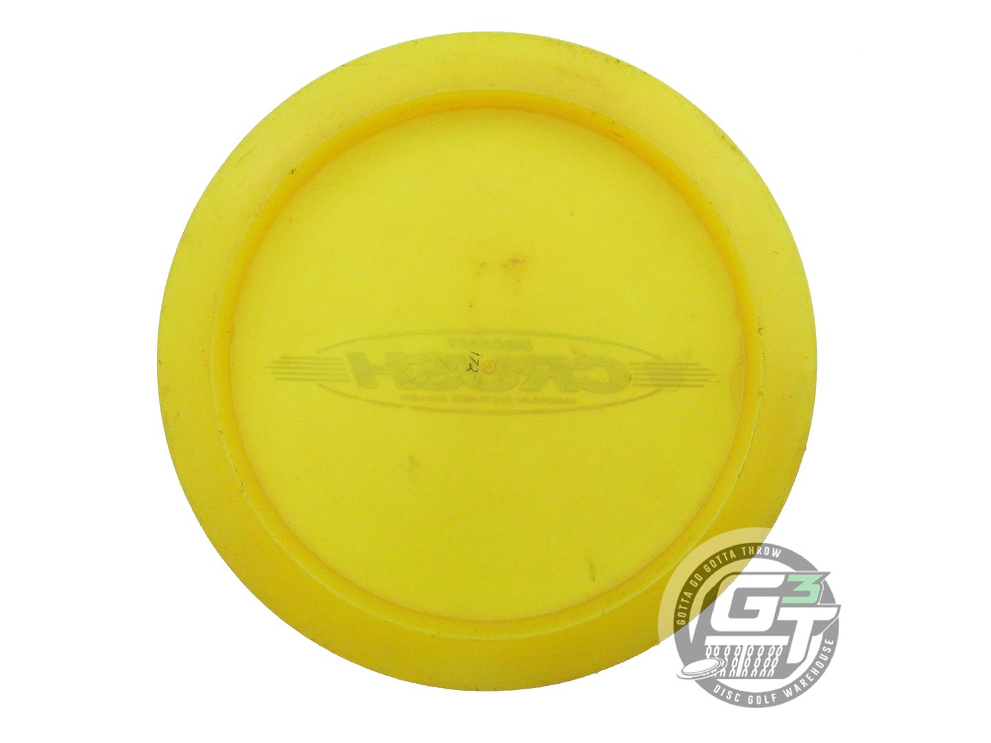 USED Discraft Elite Z Crush 172g Yellow Rainbow Foil Distance Driver Golf Disc