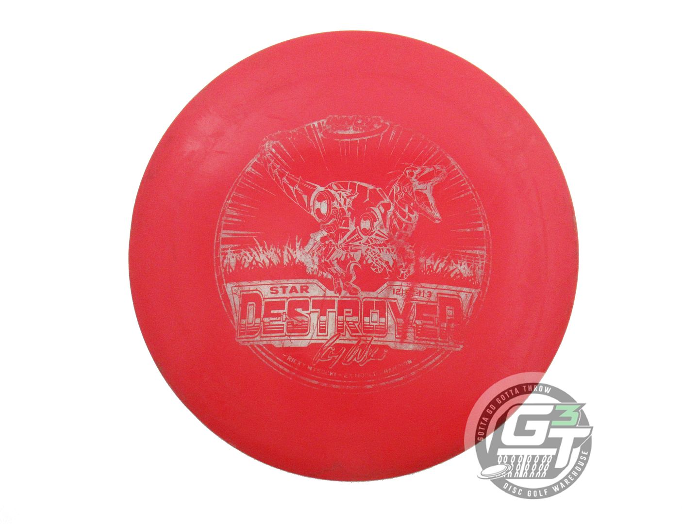 USED Innova [WYSOCKI] Star Destroyer 173g Red Silver Foil Driver Golf Disc
