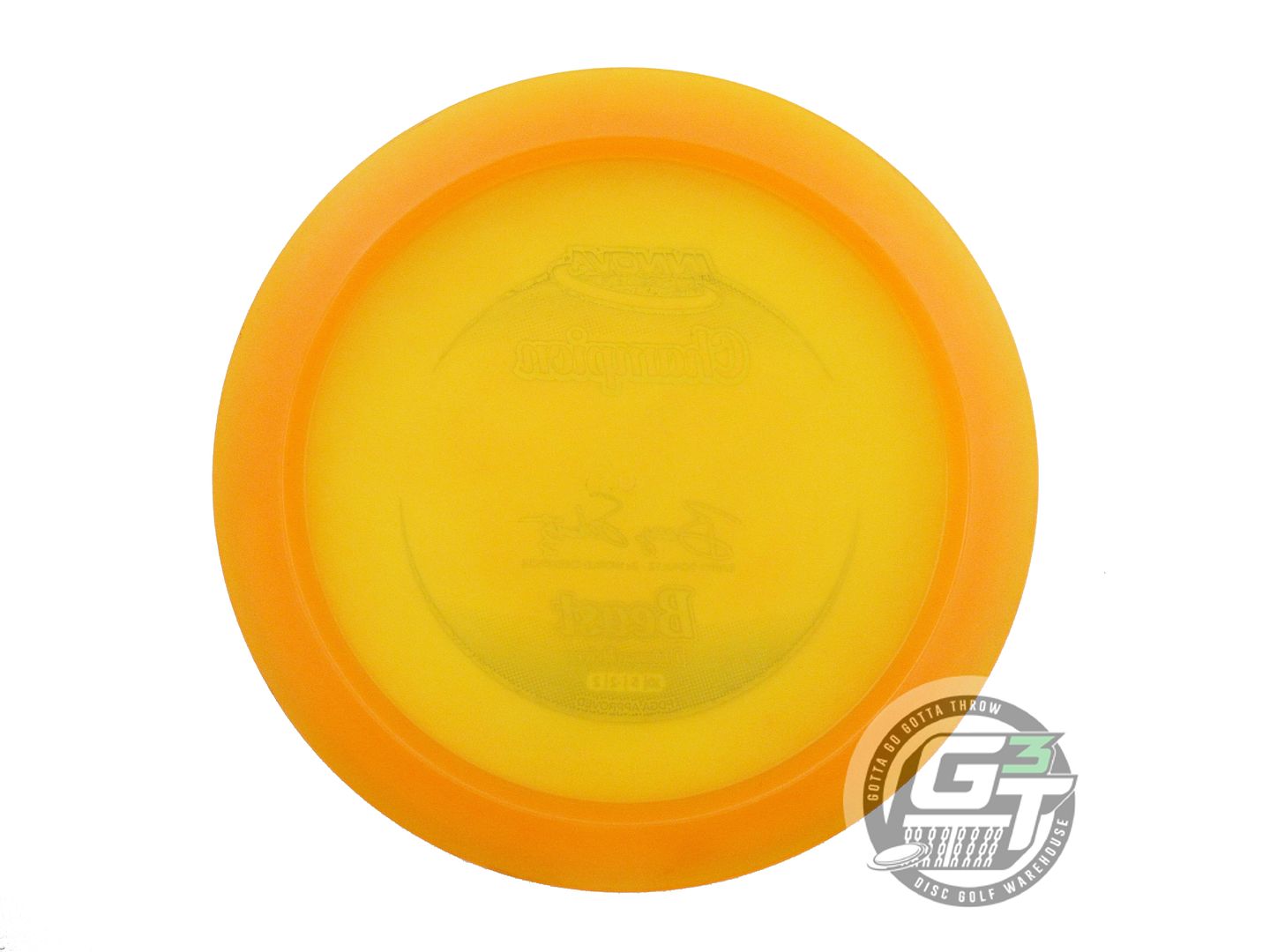 USED Innova Champion Beast 163g Orange Green Foil Distance Driver Golf Disc