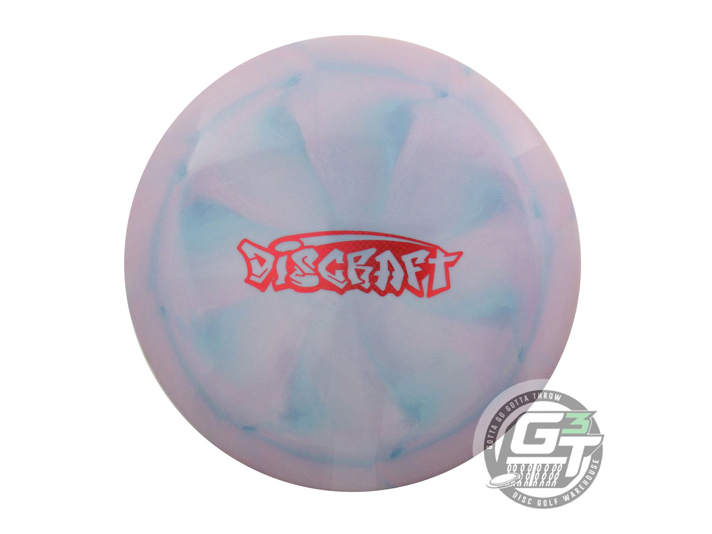 USED Discraft GRAFFITI ESP Swirl Force 177g Lilac-Teal Distance Driver Golf Disc
