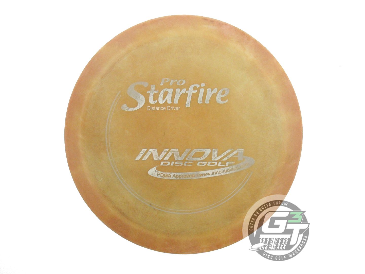 USED Innova Pro Starfire 173g Tan Silver Foil PFN Distance Driver Golf Disc