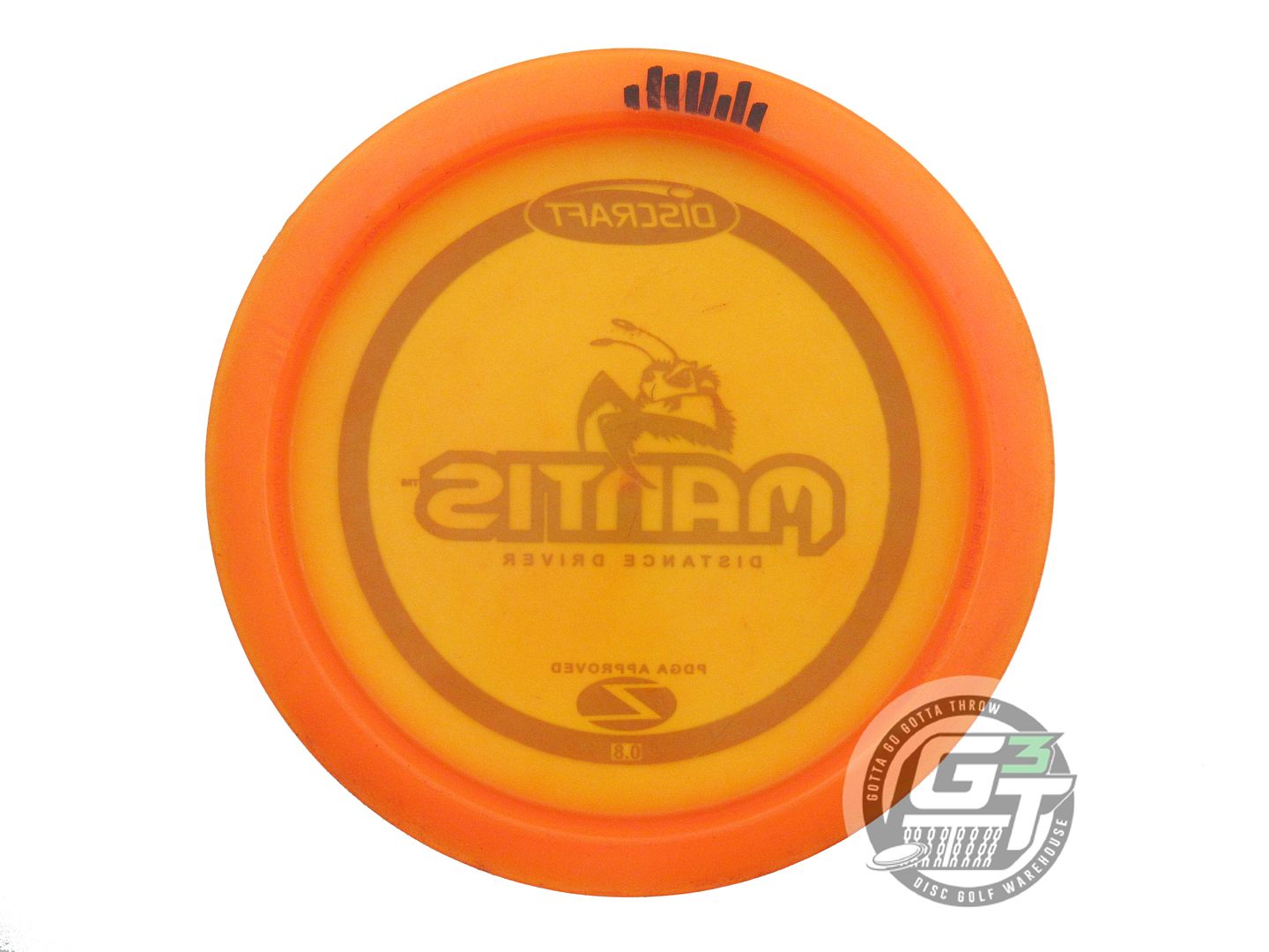 USED Discraft Z Mantis 175g Orange Copper Foil Fairway Driver Golf Disc