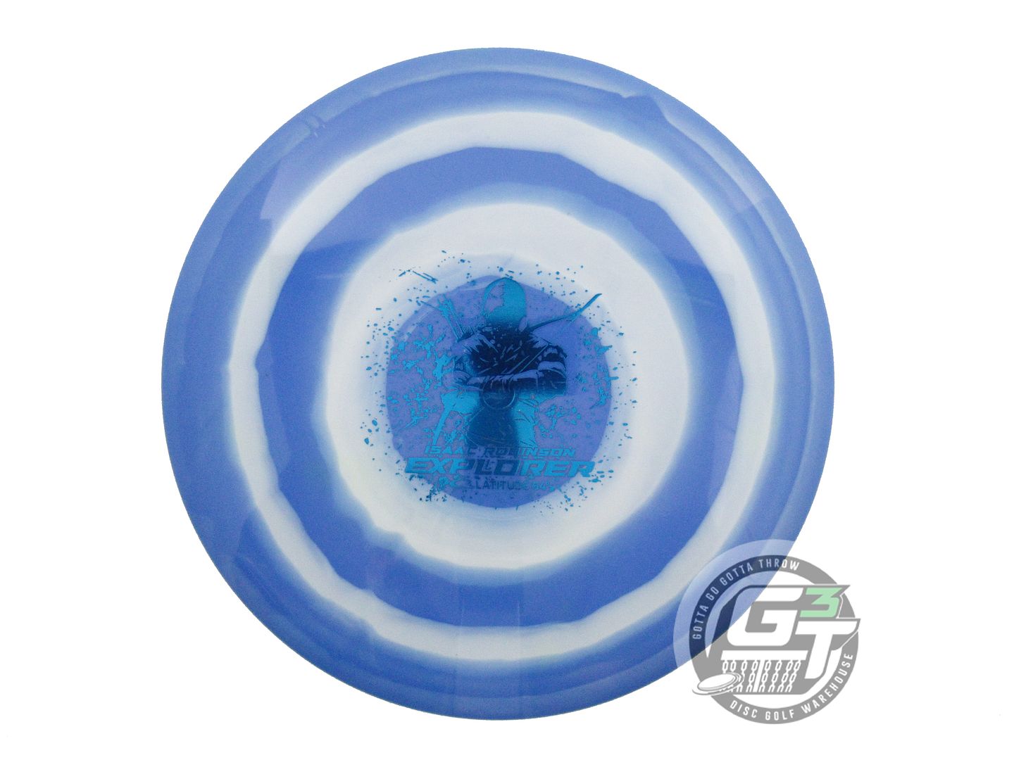 USED Latitude 64 [ROBINSON] Gold Bullseye Explorer 174g Blue-White Driver Disc
