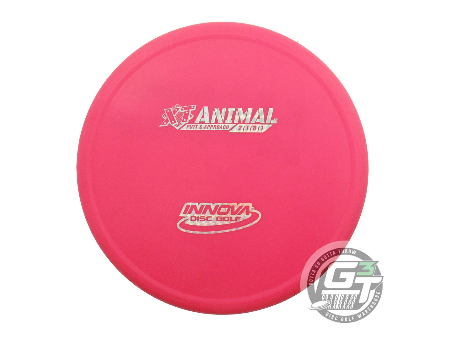 USED Innova XT Animal 172g Pink Silver Prism Foil Midrange Golf Disc