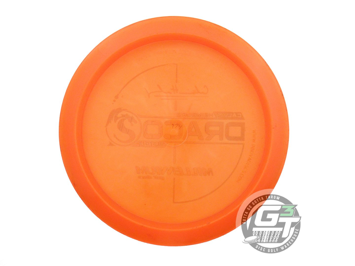 USED Millennium [HEIMBURG] Quantum Draco 174g Orange Holo Foil Driver Golf Disc