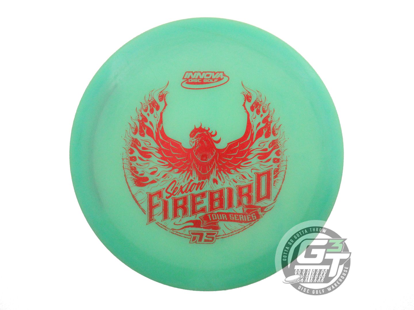 USED Innova [SEXTON] Glow Champion Firebird 174g Green Red Shatter Driver Disc