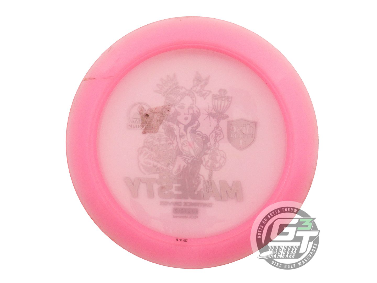 USED DiscMania Active Premium Majesty 175g Pink Black Stamp Distance Driver Disc