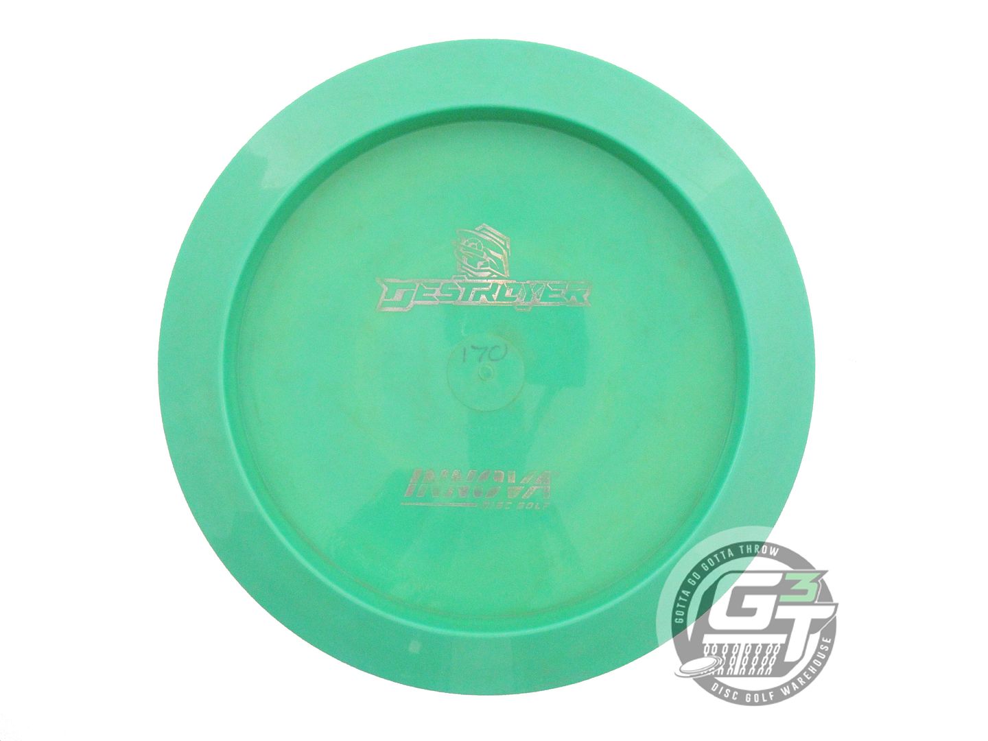 USED Innova Backstamp Star Destroyer 170g Green Gold Holo Foil Driver Golf Disc