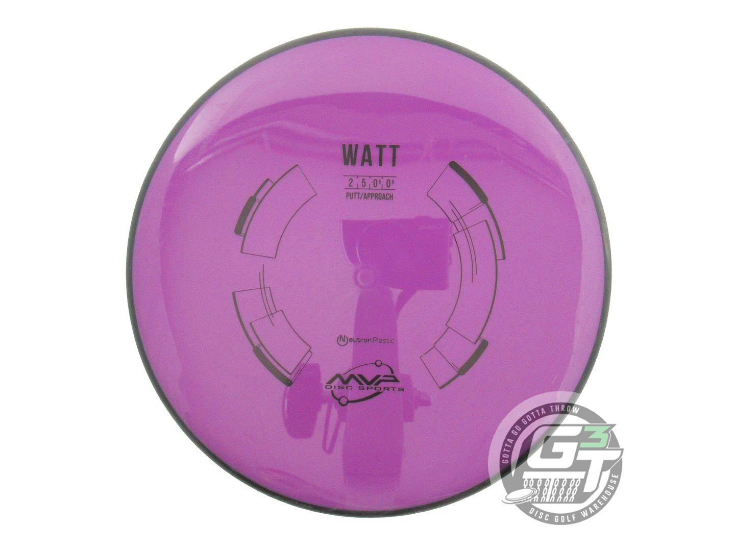 USED MVP Disc Sports Neutron Watt 170g Purple Putter Golf Disc