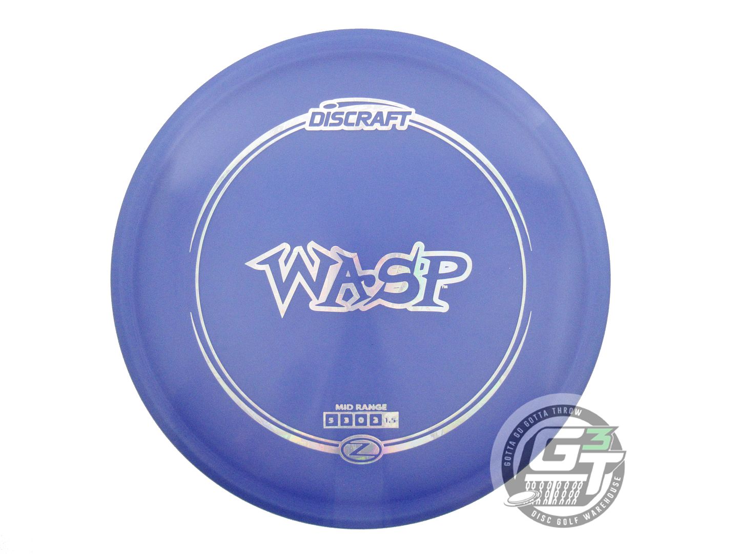 NOS Discraft Z Wasp 178g Purple Money Foil Midrange Golf Disc