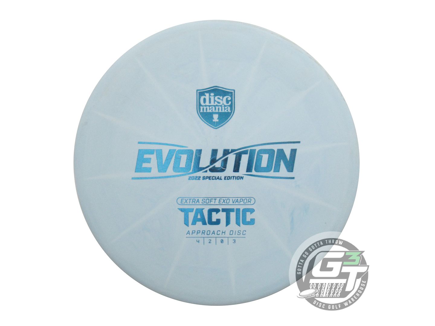 USED DiscMania [SE] EXO Extra Soft Vapor Tactic 176g Sky Blue Putter Golf Disc