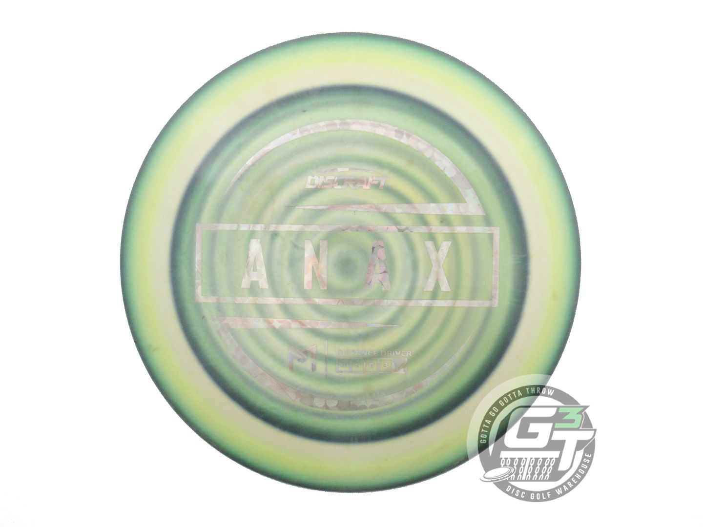 USED Discraft [McBETH] ESP Anax 175g Lime HOME DYED Driver Golf Disc