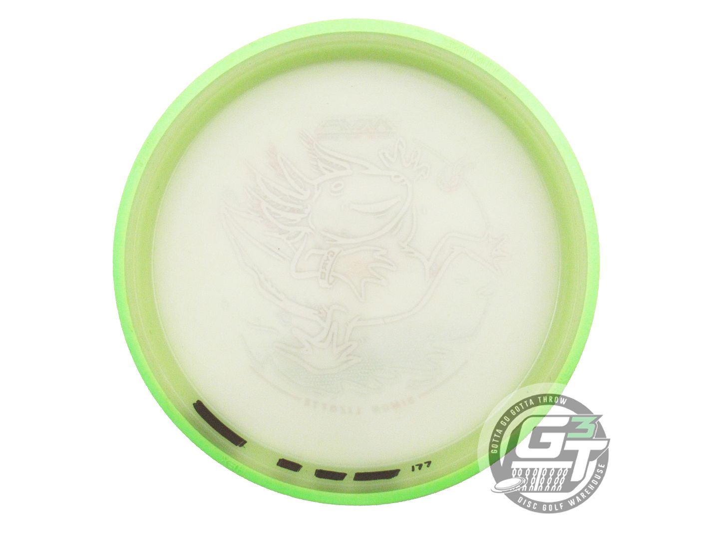 USED Axiom Discs [LIZOTTE] Eclipse Glow Proton Hex 177g Lime Rim Midrange Disc