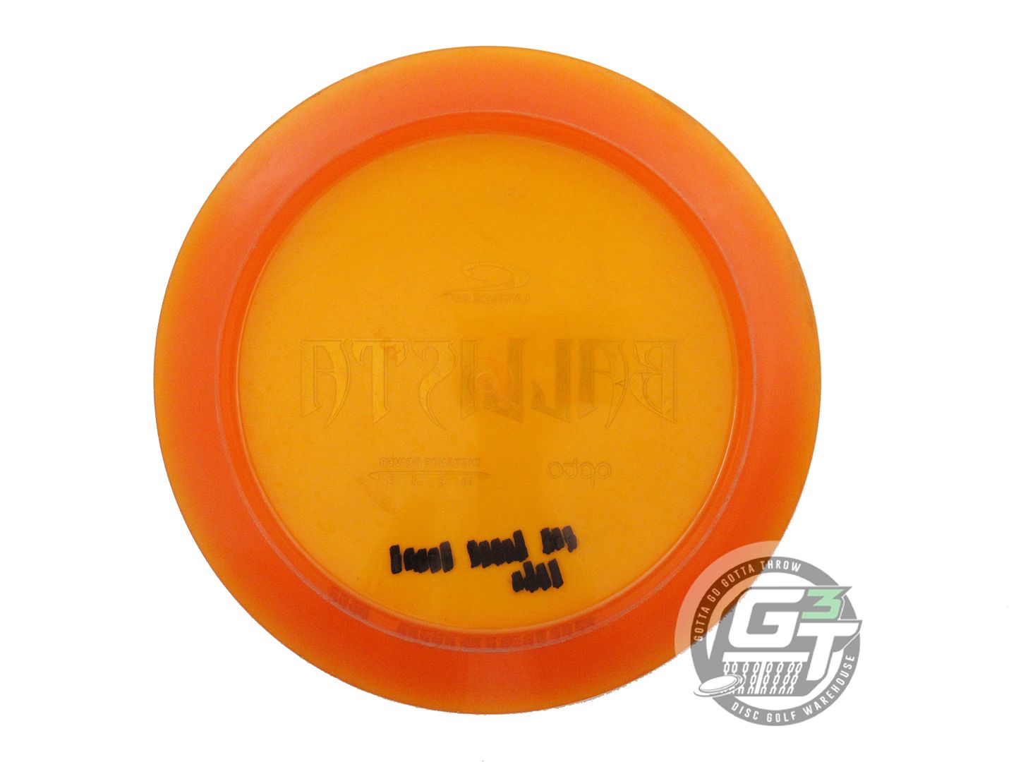 USED Latitude 64 Opto Ballista 173g Orange Silver Foil Distance Driver Golf Disc