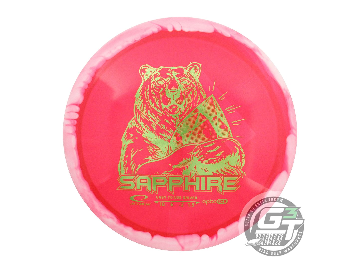 Latitude 64 Opto Ice Orbit Sapphire Distance Driver Golf Disc (Individually Listed)