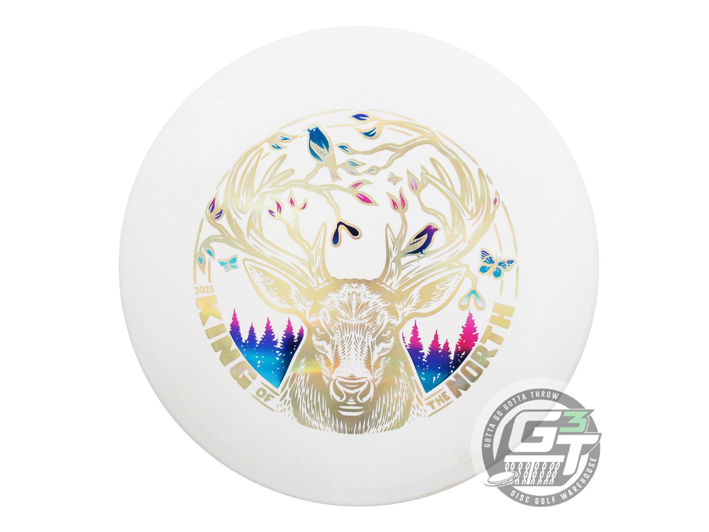 USED Discraft [KOTN] ESP Drone 178g White Gold Holo Foil Midrange Golf Disc