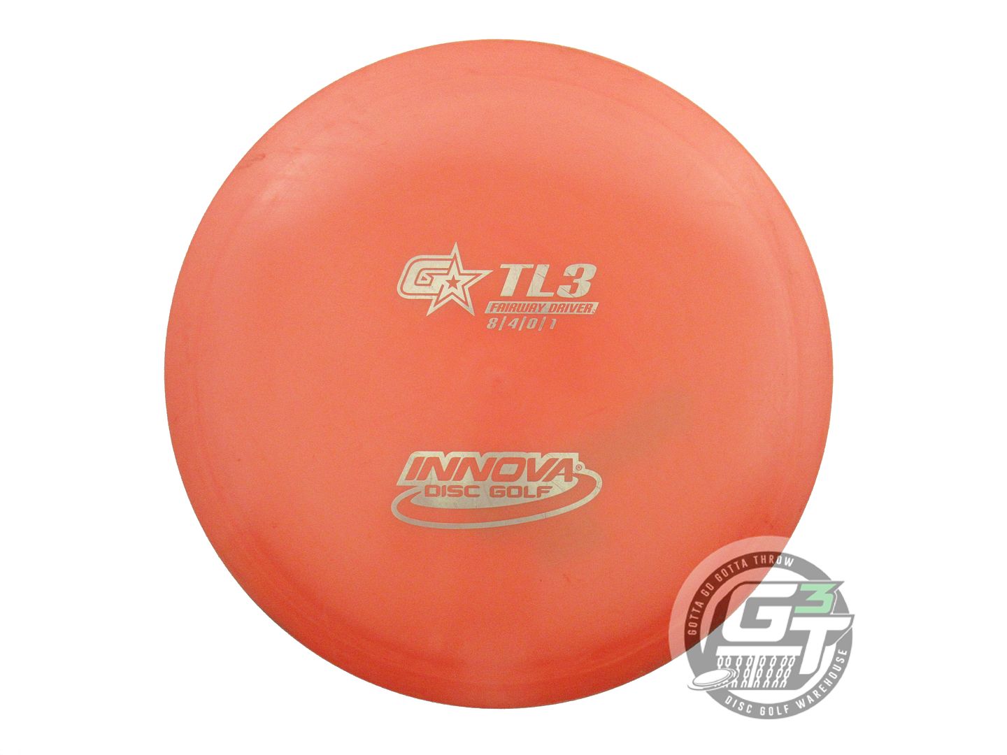 USED Innova GStar TL3 171g Orange Silver Foil Fairway Driver Golf Disc