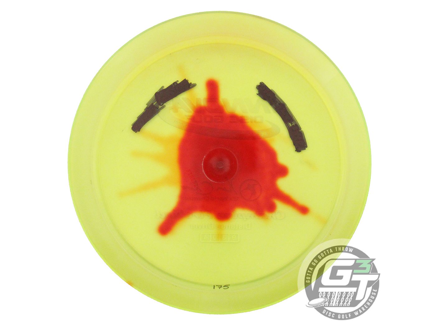 USED Innova I-DYE Champion Firebird 175g Yellow Burst Distance Driver Golf Disc