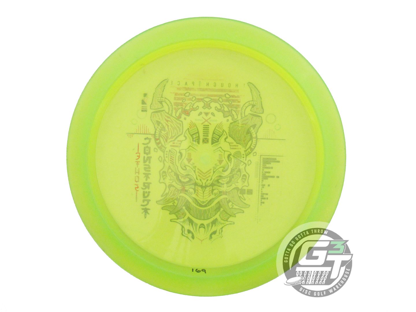USED Thought Space Ethos Construct 169g Yellow Distance Driver Golf Disc