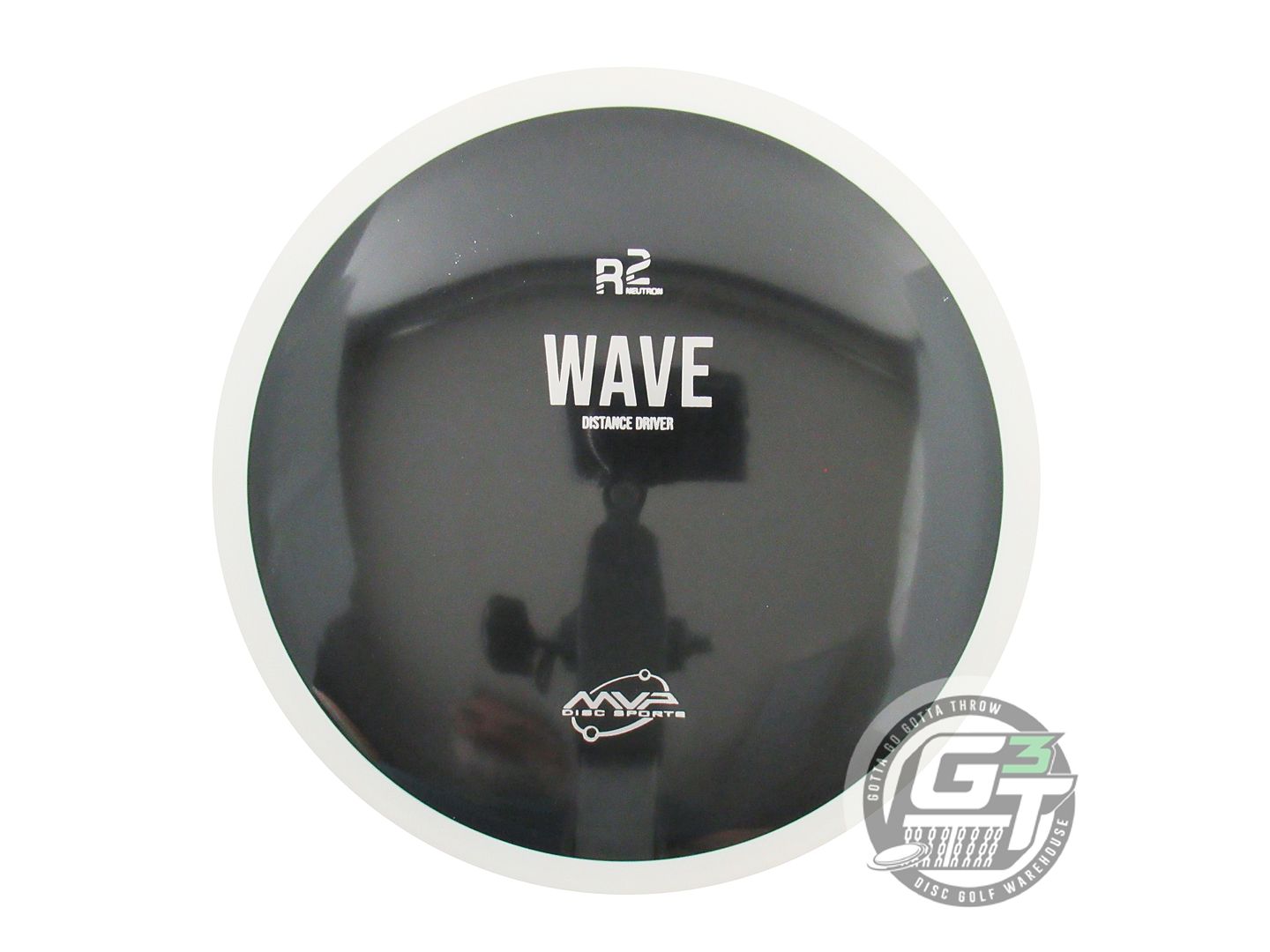 NOS MVP Disc Sports R2 Neutron Wave 165g Black White Rim Distance Driver Disc
