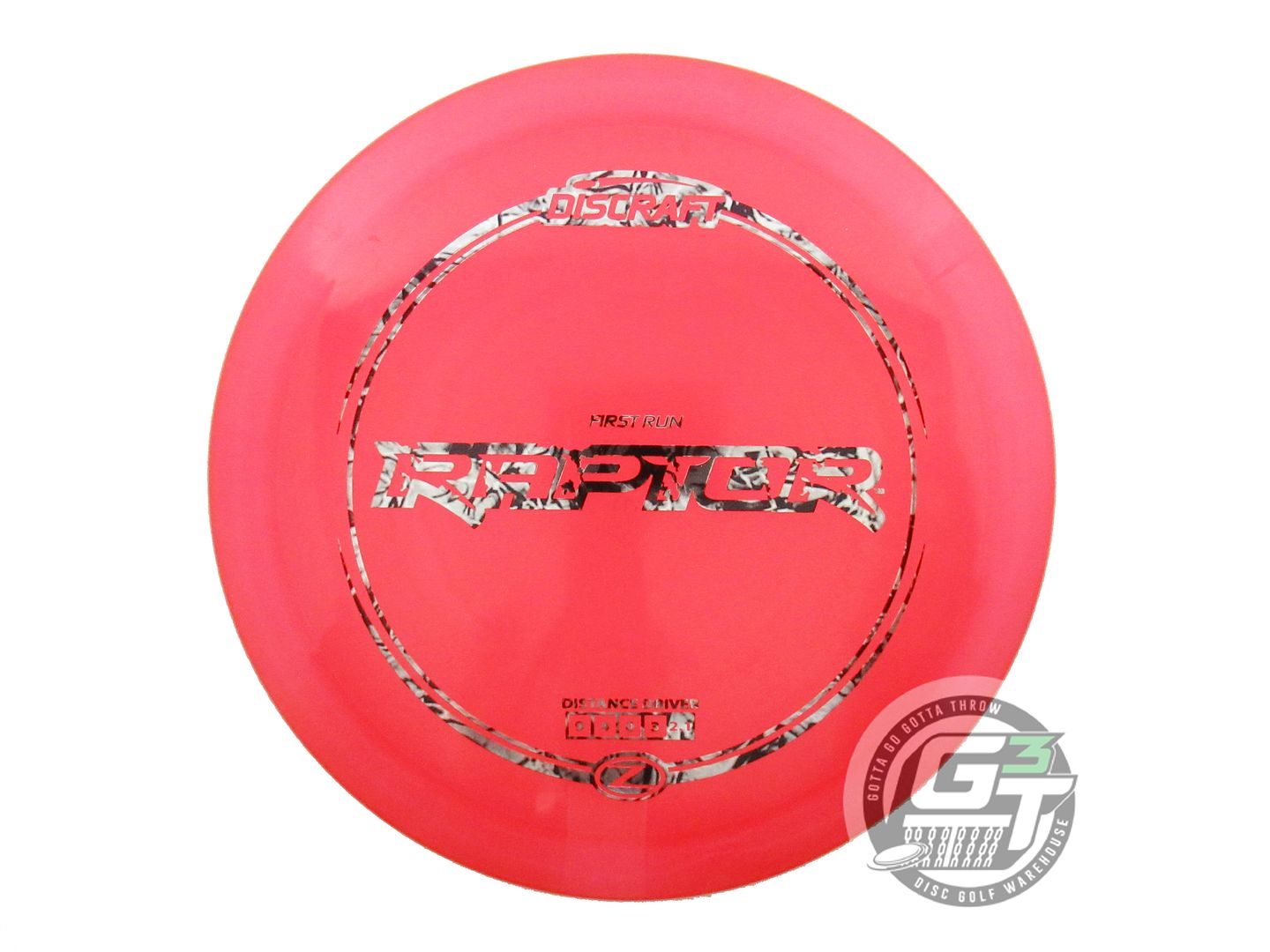NOS Discraft FIRST RUN Z Raptor 171g Red Snake Foil Distance Driver Golf Disc