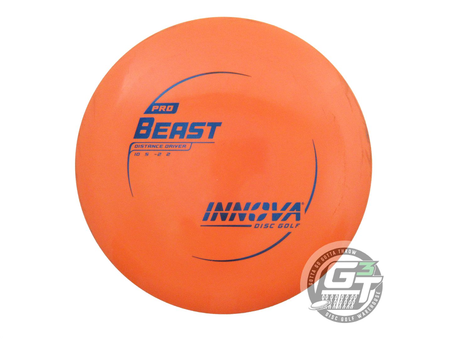USED Innova Pro Beast 168g Orange Blue Foil Distance Driver Golf Disc