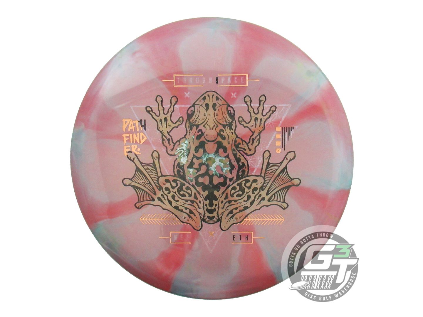 USED Thought Space Nebula Ethereal Pathfinder 176g Pink-Lilac Midrange Golf Disc