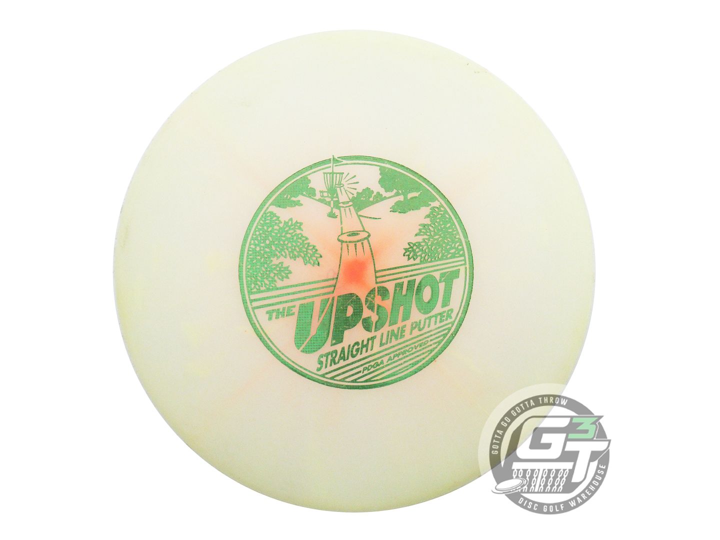 USED Lightning Glow Standard The Upshot 113g Green Matrix Foil Putter Golf Disc