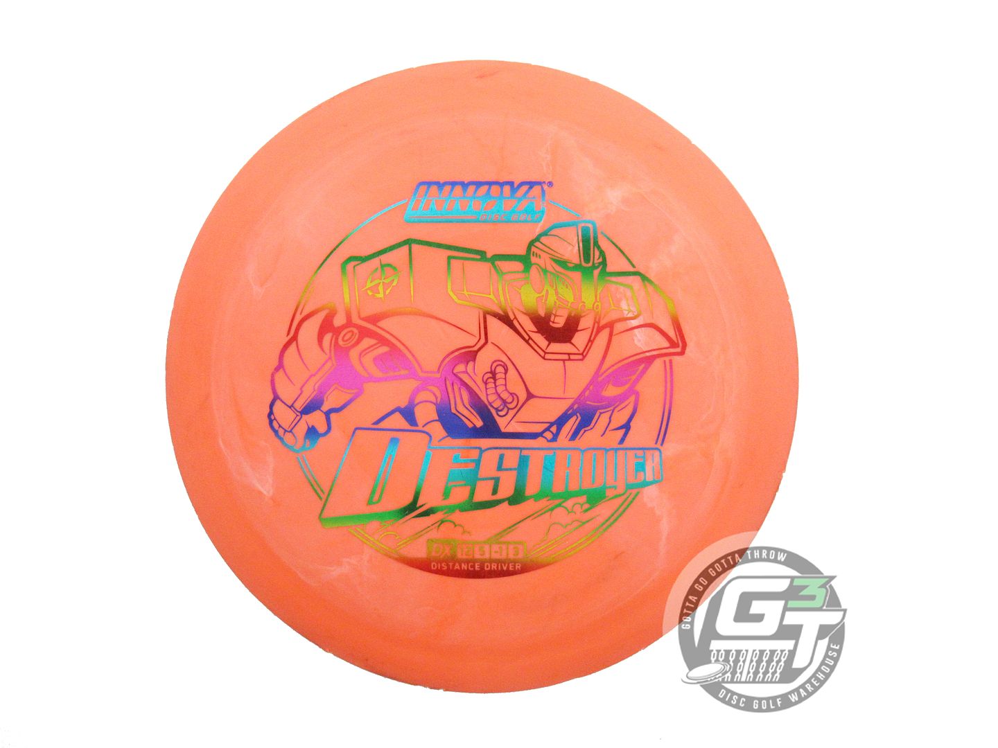 USED Innova DX Destroyer 171g Orange Rainbow Foil Distance Driver Golf Disc